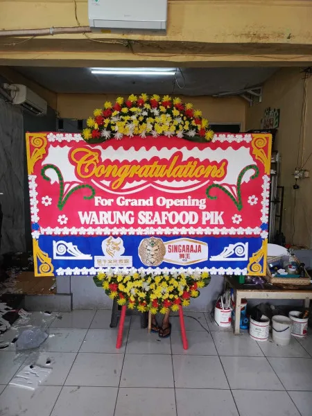 Papan Bunga Ucapan Selamat Gedung Serbaguna Serang