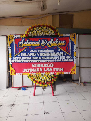 Papan Bunga Gedung Serbaguna Serang